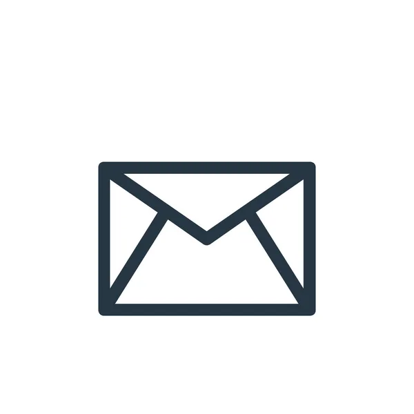 Email Icon Vector Smartphone Part Concept Illustration Ligne Mince Coup — Image vectorielle