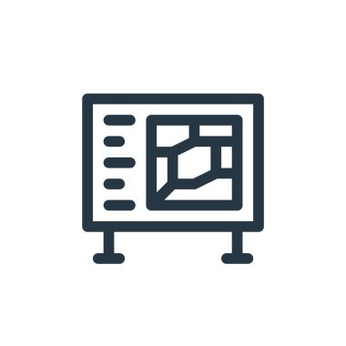 Hayvan ve doğa kavramından kampüs ikonu vektörü. Kurgulanabilir kampüs felcinin ince bir çizgisi. Web ve mobil uygulamalarda kullanım için kampüs doğrusal işareti, logo, yazdırma ortamı.