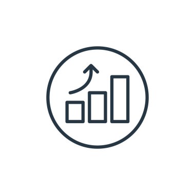 Çevrimiçi öğrenme kavramından ekonomi ikonu vektörü. Ekonominin düzenlenebilir darbelerinin ince çizgisi. Web ve mobil uygulamalarda kullanım için ekonomi doğrusal işareti, logo, yazdırma medyası.