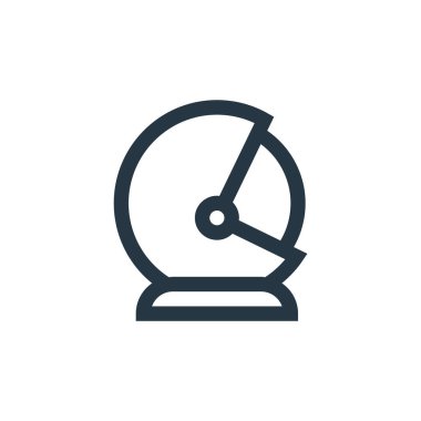 Bilim konseptinden astronot miğferi ikon vektörü. Astronot miğferinin düzenlenebilir darbesinin ince çizgisi. Astronot miğferi web ve mobil uygulamalar, logo, yazdırma ortamı için doğrusal işaret.