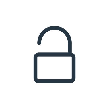 Kullanıcı arayüzü kavramından simge vektörünü aç. İnce çizgili düzenlenebilir felç çizgisi. Web ve mobil uygulamalarda kullanım için doğrusal işareti aç, logo, yazdırma ortamı.