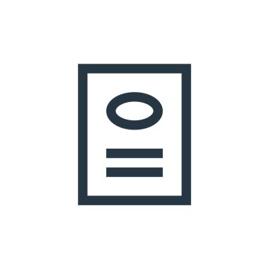 Restoran konseptinden menü ikonu vektörü. Menüde düzenlenebilir vuruşların ince çizgisi. Web ve mobil uygulamalarda kullanmak için menü doğrusal işareti, logo, yazdırma ortamı.