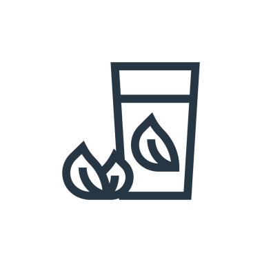 Fas konseptinden bitkisel çay ikonu vektörü. Düzenlenebilir bitki çayı felcinin ince bir çizgisi. Web ve mobil uygulamalarda kullanmak için bitkisel çay doğrusal işareti, logo, yazdırma ortamı.