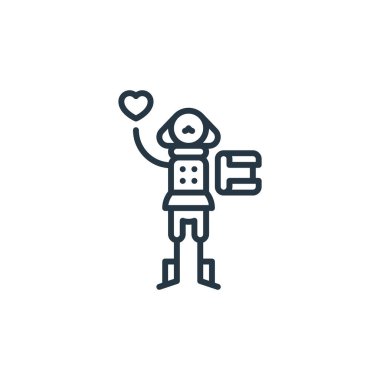 Sanat konseptindeki şiir ikonu vektörü. Düzenlenebilir şiir vuruşlarının ince çizgisi. Web ve mobil uygulamalar, logo ve yazdırma ortamlarında kullanım için şiir doğrusal işareti.