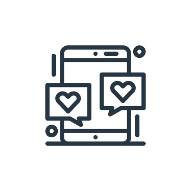 Kadınlar Günü konseptinden akıllı telefon ikonu vektörü. Düzenlenebilir akıllı telefon vuruşunun ince bir çizgisi. Web ve mobil uygulamalarda kullanmak için akıllı telefon doğrusal işareti, logo, yazdırma ortamı.