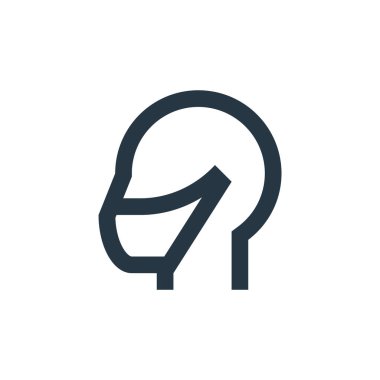 Avatar ikon vektörü, Avatar konseptinden. İnce çizgili, düzenlenebilir avatar felci çizgisi. Web ve mobil uygulamalarda kullanmak için avatar doğrusal işareti, logo, yazdırma ortamı.