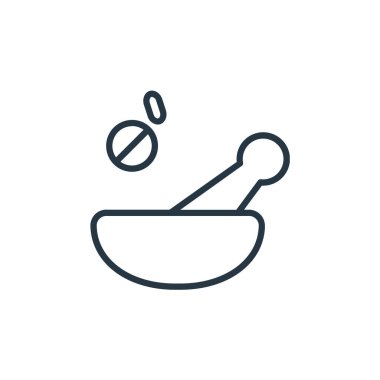 Sağlık konseptinden ikon vektörü. Düzenlenebilir felcin ince bir çizgisi. Web ve mobil uygulamalar, logo ve yazdırma ortamlarında kullanmak için içerik doğrusal işareti.