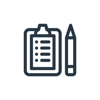 İş idaresi kavramından bir simge vektörü. İnce çizgili, düzenlenebilir çizgi çizimi. Web ve mobil uygulamalarda kullanmak için pano doğrusal işareti, logo, yazdırma ortamı.