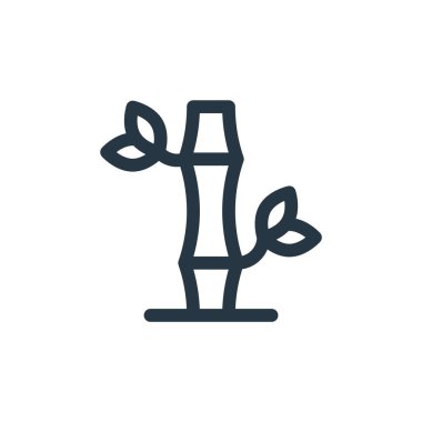 Ağaç konseptinden ikon vektörü. İnce çizgili ağaç çizgisi çizimi. Web ve mobil uygulamalarda kullanmak için ağaç doğrusal işareti, logo, yazdırma ortamı.