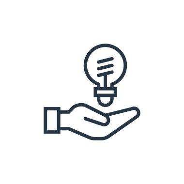 İş dünyası pazarlama kavramından ikon vektör çözümü. Çözümlenebilir inmenin ince çizgisi. Web ve mobil uygulamalarda kullanım için doğrusal çözüm işareti, logo, yazdırma ortamı.