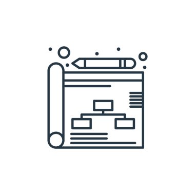 Strateji konseptinden strateji ikonu vektörü. İnce çizgili, düzenlenebilir felç çizgisi. Web ve mobil uygulamalarda kullanım için stratejik doğrusal işaret, logo, yazdırma ortamı.