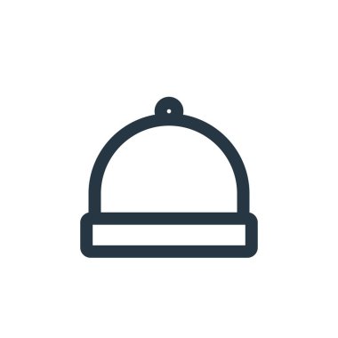 Tatil konseptinden bir ikon vektörü. Düzenlenebilir şapka vuruşunun ince bir çizgisi. İnternet ve mobil uygulamalarda kullanmak için doğrusal işaret, logo, yazdırma ortamı.