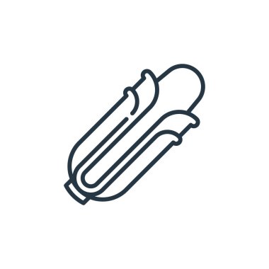 Cinco de mayonez konseptinden mısır ikonu vektörü. Mısır düzenlenebilir felcin ince bir çizgisi. İnternet ve mobil uygulamalarda kullanmak için mısırın doğrusal işareti, logo, yazdırma ortamı.