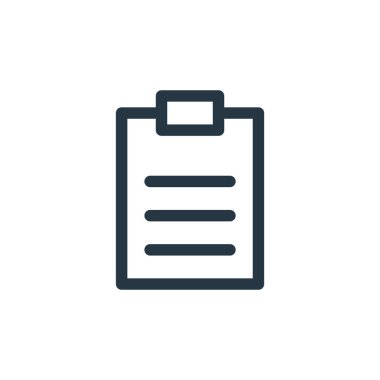 Finans bankası konseptindeki araştırma simgesi vektörü. İnce çizgili, düzenlenebilir felç çizgisi. Web ve mobil uygulamalarda kullanmak için anket doğrusal işareti, logo, yazdırma ortamı.