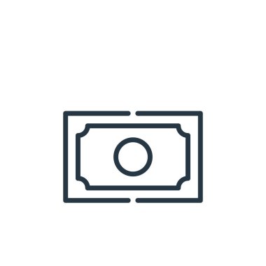 para ikonu vektörü siber pazartesi konseptinden. Düzenlenebilir para vuruşunun ince çizgisi. para doğrusal işareti web ve mobil uygulamalarda kullanmak için, logo, yazdırma ortamı.