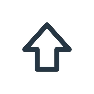 Kullanıcı arayüzü kavramından simge vektörü yükle. İnce çizgili düzenlenebilir felç çizgisi. Web ve mobil uygulamalarda kullanmak için doğrusal işaret yükle, logo, yazdırma ortamı.