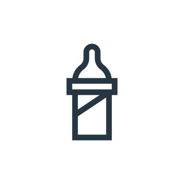 Hemşirelik konseptinden besleyici ikon vektörü. Düzenlenebilir felcin ince bir çizgisi. Web ve mobil uygulamalarda kullanmak için doğrusal besleme işareti, logo, yazdırma ortamı.