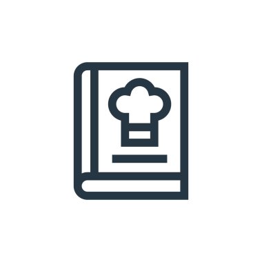 Kitap konseptinden ikon vektörü. Düzenlenebilir kitap vuruşunun ince çizgisi. Web ve mobil uygulamalarda kullanmak için kitap doğrusal işareti, logo, yazdırma ortamı.