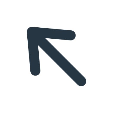 ok konseptinden sol simge vektörü yukarı. Sol düzenlenebilir vuruşun ince çizgisi. Web ve mobil uygulamalarda kullanmak için sol doğrusal işareti kaldır, logo, yazdırma ortamı.