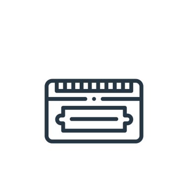 Müzik konseptinden armonika ikonu vektörü. Düzenlenebilir mızıka vuruşunun ince çizgisi. Web ve mobil uygulamalar, logo ve yazdırma ortamlarında kullanım için armonika doğrusal işareti.