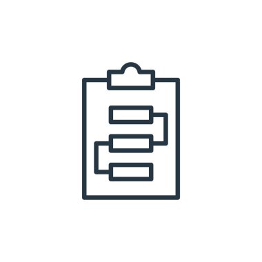 Başlangıçtan itibaren simge vektörü planlama ve geliştirme kavramı. Düzenlenebilir felcin ince bir çizgisi. Web ve mobil uygulamalarda kullanmak için doğrusal işaret planlama, logo, yazdırma ortamı.