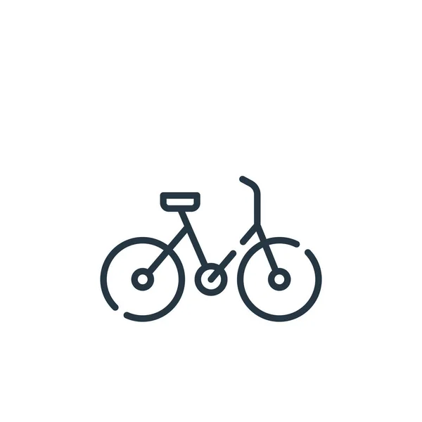 Fahrrad Icon Vektor Aus Bürokonzept Dünne Illustration Von Fahrrad Editierbaren — Stockvektor