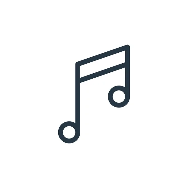 Song Icon Vector Van Concept Dunne Lijn Illustratie Van Song — Stockvector