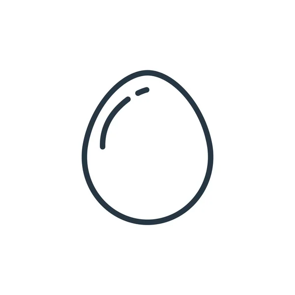 Διάνυσμα Εικονιδίου Αυγού Από Την Ιδέα Του Πάσχα Λεπτή Γραμμή — Διανυσματικό Αρχείο