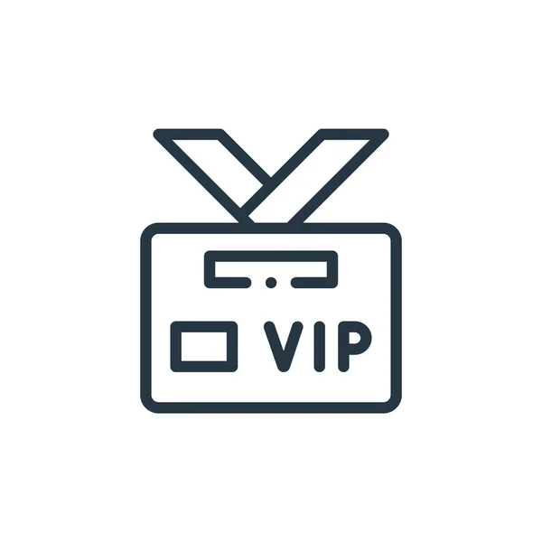 Vip Pass Vector Icono Del Concepto Fútbol Americano Ilustración Línea — Vector de stock