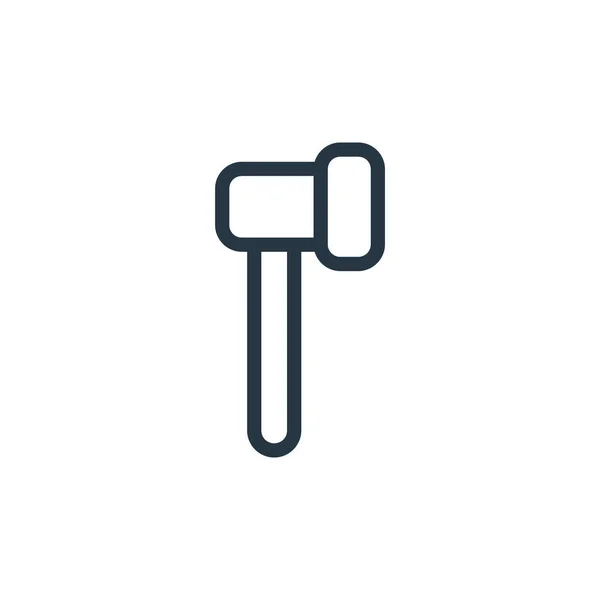 Hammer Icon Vektor Aus Tools Konzept Dünne Abbildung Des Hammer — Stockvektor