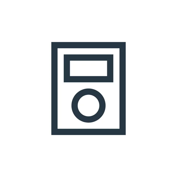 Διάνυσμα Εικονιδίων Ipod Από Την Ηλεκτρονική Έννοια Λεπτή Γραμμική Απεικόνιση — Διανυσματικό Αρχείο