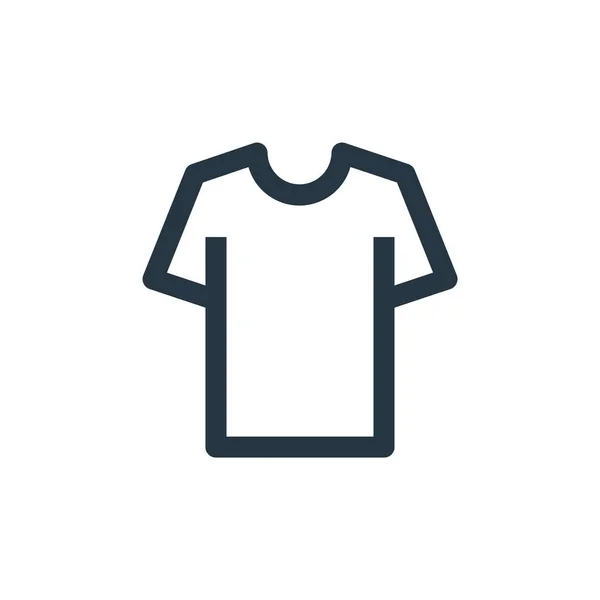 Вектор Значка Рубашки Категории Интернет Магазин Концепция Тонкая Линия Иллюстрации — стоковый вектор