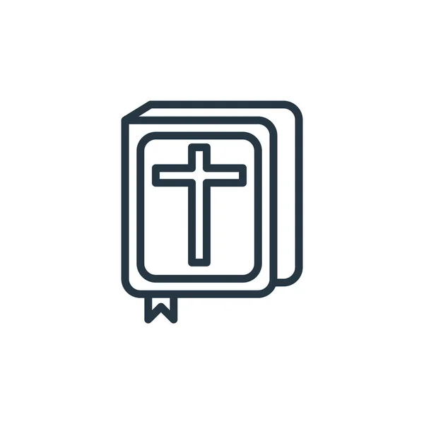 Easter 개념으로부터 Bible Icon Vector 성경에 뇌졸중의 모바일 사용하기 바이블 — 스톡 벡터