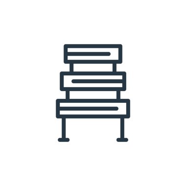 Spor konseptindeki atletizm ikonu vektörü. Düzenlenebilir atletizm felcinin ince çizgisi. Web ve mobil uygulamalarda kullanım için atletizm doğrusal işareti, logo, yazdırma ortamı.