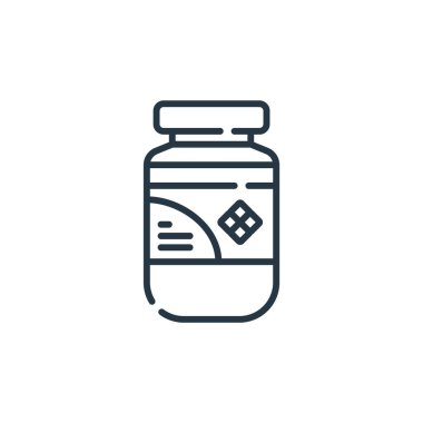 Çikolata ikonu vektörü, şeker ve şeker konseptinden. Çikolata düzenlenebilir vuruşun ince çizgisi. Web ve mobil uygulamalarda kullanmak için çikolata doğrusal işareti, logo, yazdırma ortamı.