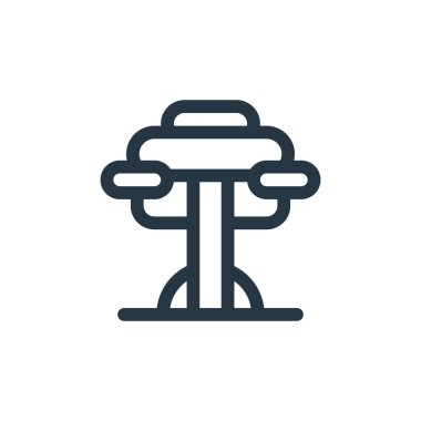 Ağaç konseptinden ikon vektörü. İnce çizgili ağaç çizgisi çizimi. Web ve mobil uygulamalarda kullanmak için ağaç doğrusal işareti, logo, yazdırma ortamı.