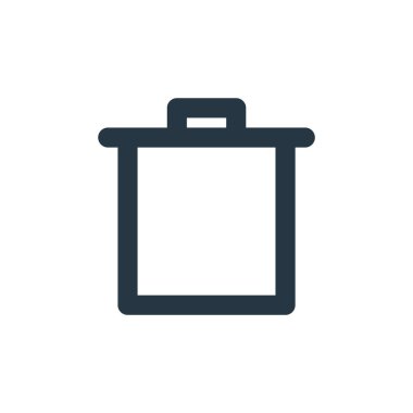 Simge vektörünü temel ui kavramından sil. Silinebilen felcin ince çizgisi. Web ve mobil uygulamalarda kullanmak için doğrusal işareti sil, logo, yazdırma ortamı.