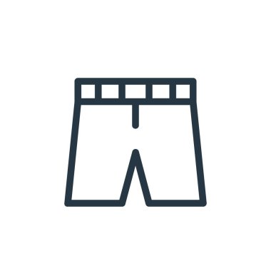 Ekommerce çizgisi konseptinden pantolon ikonu vektörü. Düzenlenebilir inmenin ince çizgisi. Web ve mobil uygulamalar, logo ve yazdırma ortamlarında kullanım için pantolon doğrusal işareti.