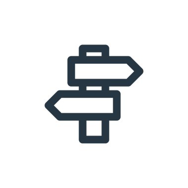 Ulaşım konseptinden tabela simgesi vektörü. İnce çizgili düzenlenebilir felç çizgisi. Web ve mobil uygulamalarda kullanmak için tabela doğrusal işareti, logo, yazdırma ortamı.