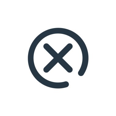 Kullanıcı arayüzü kavramından simge vektörünü durdur. Düzenlenebilir felcin ince bir çizgisi. Web ve mobil uygulamalarda kullanmak için doğrusal işareti durdur, logo, yazdırma ortamı.