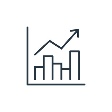 İş eğitimi konseptinden grafik ikonu vektörü. Grafik düzenlenebilir vuruşun ince çizgisi. Web ve mobil uygulamalarda kullanmak için grafik doğrusal işareti, logo, yazdırma ortamı.
