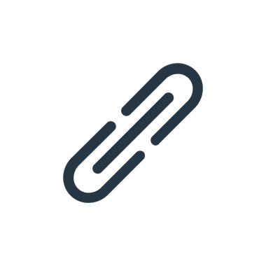 kullanıcı arayüzü kavramından bağlantı simgesi vektörü. İnce çizgili düzenlenebilir felç çizgisi. ağ ve mobil uygulamalarda kullanmak için lineer işaret, logo, yazdırma ortamı.