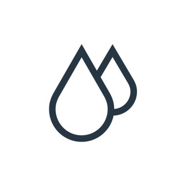 Tıbbi konseptten kan damlası ikonu vektörü. Düzenlenebilir kan damlası felcinin ince bir çizgisi. Web ve mobil uygulamalarda kullanmak için kan damlası doğrusal işareti, logo, yazdırma ortamı.