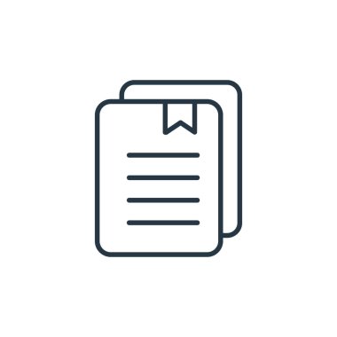 Hukuk konseptinden sertifika ikonu vektörü. Düzenlenebilir felç sertifikasının ince çizgisi. Web ve mobil uygulamalarda kullanmak için sertifika doğrusal işareti, logo, yazdırma ortamı.