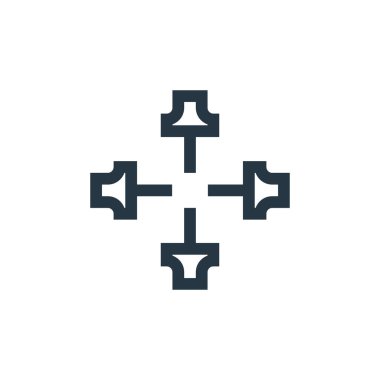 El sanatları konseptinden ikon vektörünü iğneler. Düzenlenebilir iğne darbelerinin ince çizgisi. Web ve mobil uygulamalar, logo ve yazdırma ortamlarında kullanım için doğrusal işaretler.