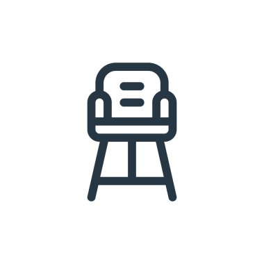 Bebek partisi konseptinden bebek ikonu vektörü. Düzenlenebilir bebek felcinin ince bir çizgisi. bebek doğrusal işareti web ve mobil uygulamalarda kullanım için, logo, yazdırma ortamı.