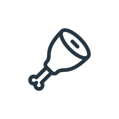 ama video oyunu elemanları kavramından ikon vektörü. İnce çizgili, düzenlenebilir jambon felci çizgisi. web ve mobil uygulamalarda kullanmak için ham lineer işareti, logo, yazdırma ortamı.