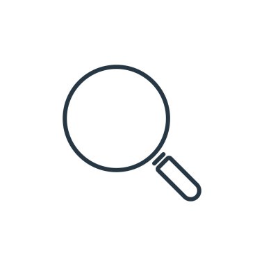 İletişim konseptinden arama simgesi vektörü. Düzenlenebilir darbenin ince çizgisi. Web ve mobil uygulamalarda kullanmak için doğrusal arama işareti, logo, yazdırma ortamı.