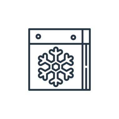 Eğitim konseptindeki takvim ikonu vektörü. Takvim düzenlenebilir vuruşunun ince çizgisi. Web ve mobil uygulamalarda kullanmak için takvim doğrusal işareti, logo, yazdırma ortamı.