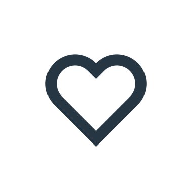 Temel arayüz kavramından favori ikon vektörü. En sevilen düzenlenebilir vuruşun ince çizgisi. Web ve mobil uygulamalarda kullanım için favori doğrusal işaret, logo, yazdırma ortamı.